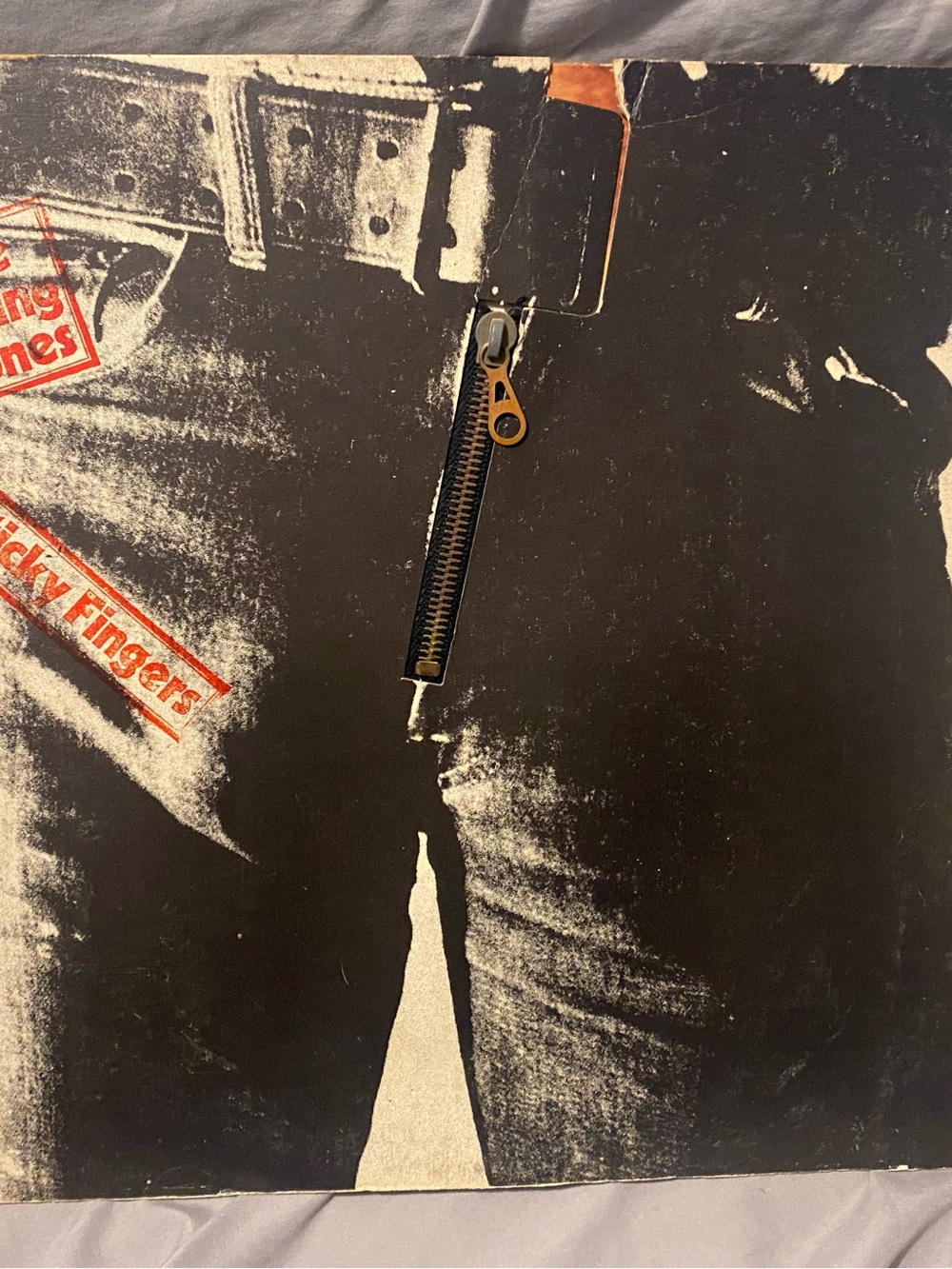 The Rolling Stones - Sticky Fingers LP - Working Zipper - Andy Warhol Club